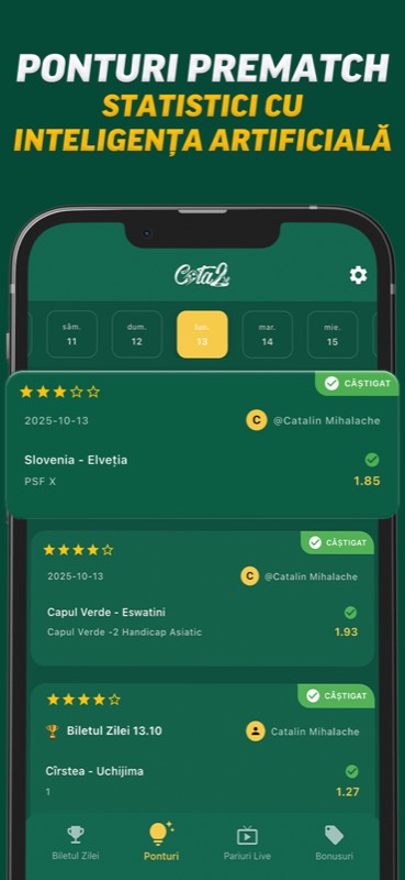 Pagina Biletul Zilei